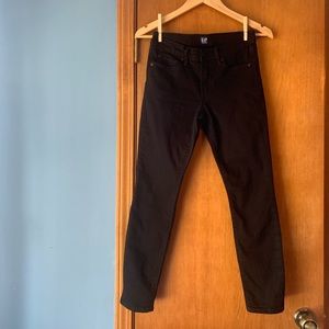 Gap True Skinny Black Jeans